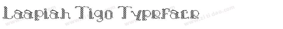 Laapiah Tigo Typeface字体转换